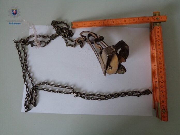 Schlagfalle mit Kette