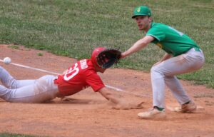 Knappe Kiste: Luis Freitag beim Pickoff-Play.