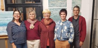 Gruppenfoto Im Fluss