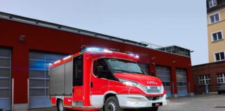 Das neue mittlere Löschfahrzeug MLF Z CAB Iveco Daily wird am 12. November 2022 offiziell für ganz Dreieich in Dienst genommen und in der Feuerwache Offenthal stationiert. (Foto: Stadt Dreieich)