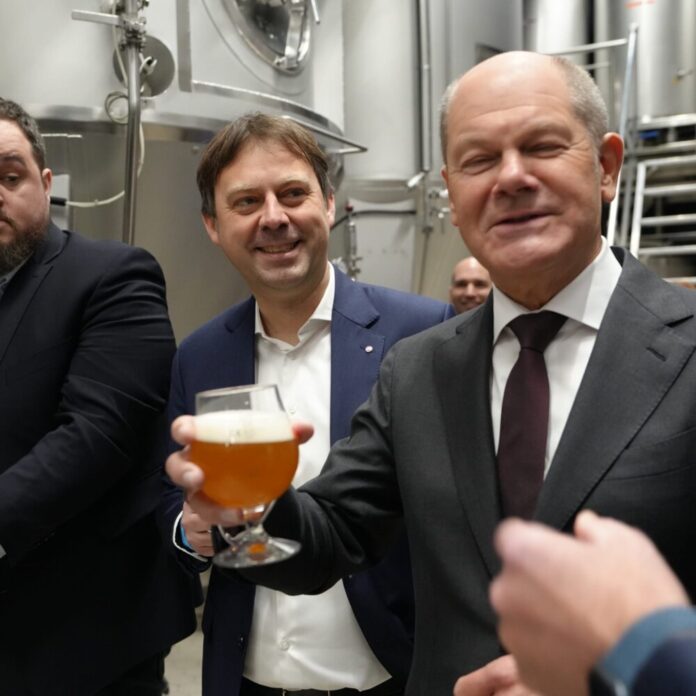 Besuch Olaf Scholz in Seligenstadt