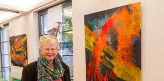 Künstlerin Brigitte Fischer stellt ihre Werke im Haus der Stadtgeschichte in Heusenstamm aus