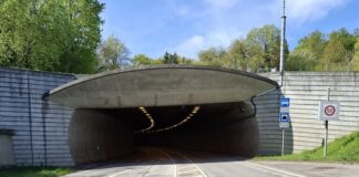 Nächtliche Sperrungen: Wartungsarbeiten am Lohbergtunnel