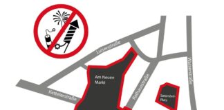 Böllerverbot in der Viernheimer Innenstadt zu Silvester 2025/26