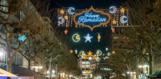 „Happy Ramadan“ in der Frankfurter Freßgass