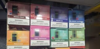 Gemeinsame Kontrolle von Polizei und Zoll in Bieber: Rund 300 illegale Einweg-Vapes sichergestellt