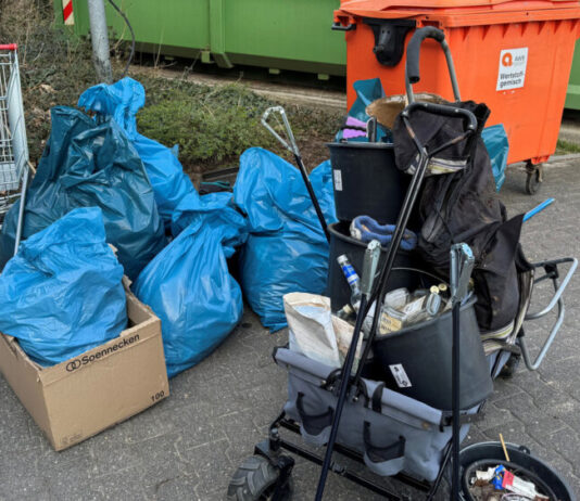 Groß-Gerau: Eine Tonne Unrat weniger am Ort