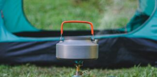 Camping-Gaskocher mit Explosionsgefahr