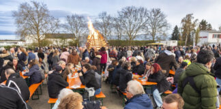 Osterfeuer in Rodgau erfreut sich großer Beliebtheit