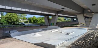 Skateanlage unter der Schiersteiner Brücke vorübergehend freigegeben