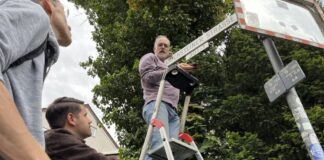 Gemeinsame Reinigungsaktion in Darmstadt