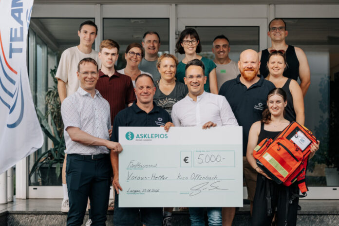 Asklepios Klinik Langen unterstützt Voraus-Helfer-System mit 5.000 Euro