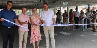 Neues Parkhaus eingeweiht: 210 zusätzliche Stellplätze an den Beruflichen Schulen Groß-Gerau