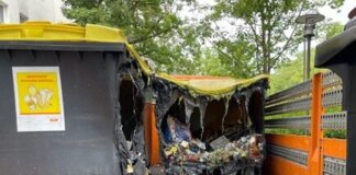 Drastische Zunahme an Mülltonnenbränden in Wiesbaden