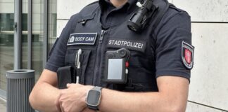 Stadtpolizei Frankfurt startet Testphase mit Bodycams