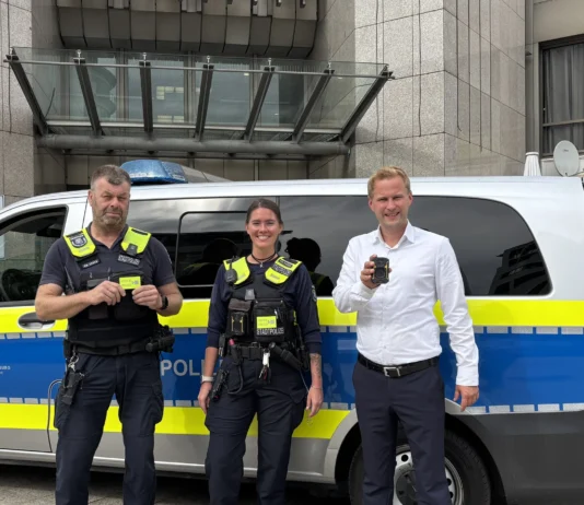 Stadtpolizei nutzt Bodycams beim Laternenfest