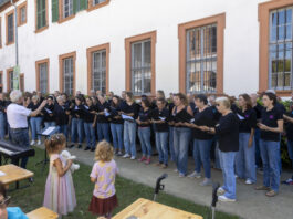 Kelterfest in Seligenstadt: Zwiebelkuchen, Federweißer und Musik im Prälaturgarten