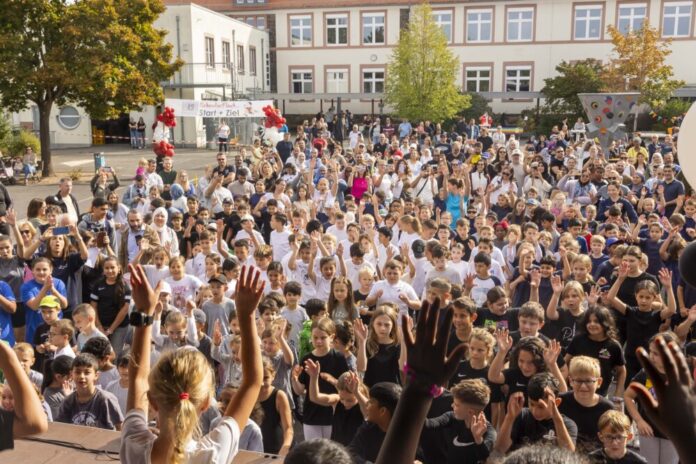 Schul Sponsorenlauf Titel Obertshausen Bild 1