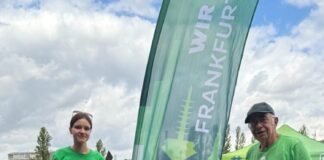 „MainCleanUp“ in Frankfurt bei bestem Wetter