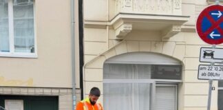 Stadt Wiesbaden entfernt rund 170 nicht genehmigte Straßenmarkierungen