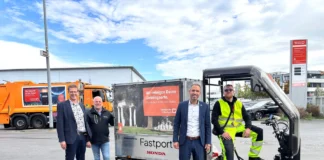 Stadtservice in Offenbach testete innovatives E-Lastenrad für die Stadtreinigung