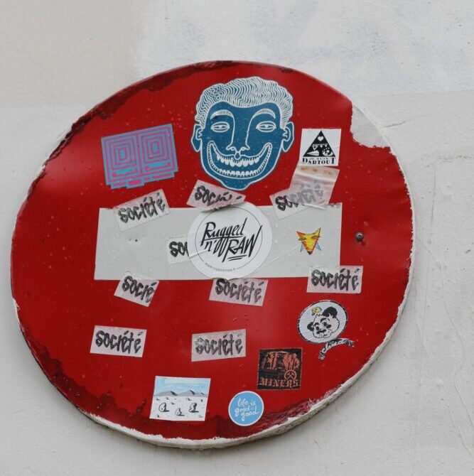 Verkehrsschild Sticker