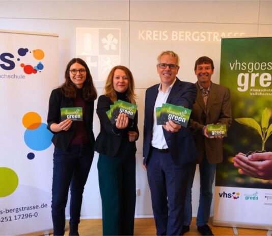 Kreis Bergstraße: Erfolgreiche Bilanz des Projekts „vhs goes green2“